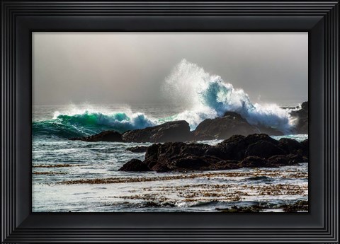 Framed Wave, Long Beach Print