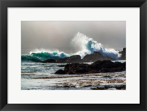 Framed Wave, Long Beach Print