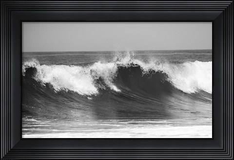 Framed Wave BW Print