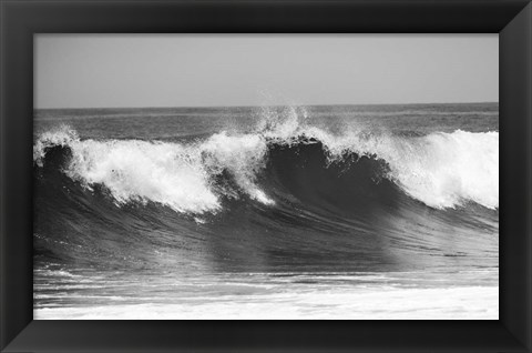 Framed Wave BW Print