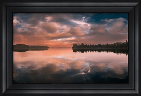 Framed Western Sunset Print