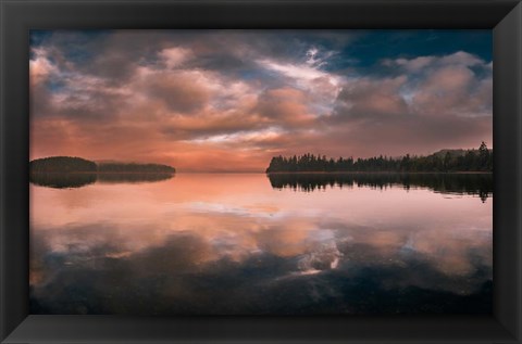 Framed Western Sunset Print