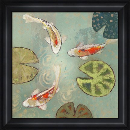 Framed Floating Motion II Print