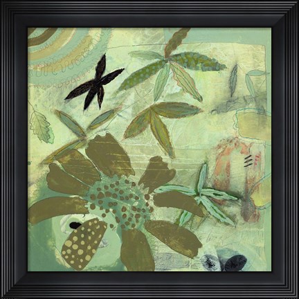 Framed Floral Fantasies 2 Print