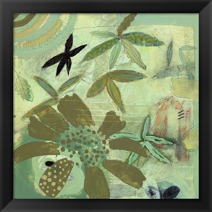 Framed Floral Fantasies 2 Print