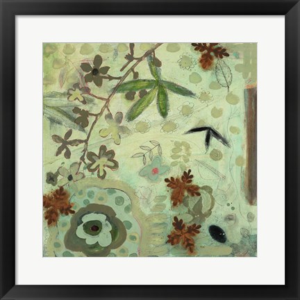 Framed Floral Fantasies 3 Print