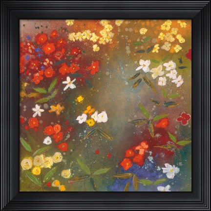 Framed Gardens in the Mist IV Print
