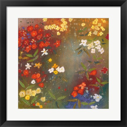 Framed Gardens in the Mist IV Print
