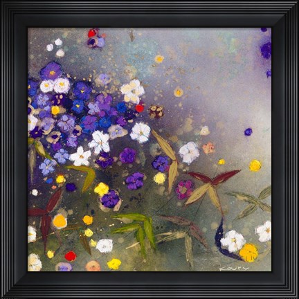 Framed Gardens in the Mist IX Print