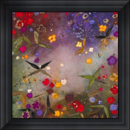 Framed Gardens in the Mist V Print