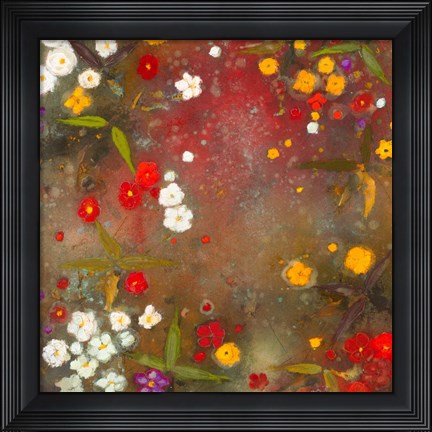 Framed Gardens in the Mist VI Print