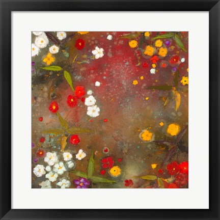 Framed Gardens in the Mist VI Print