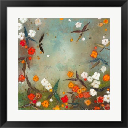 Framed Gardens in the Mist VII Print