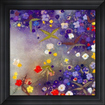 Framed Gardens in the Mist X Print