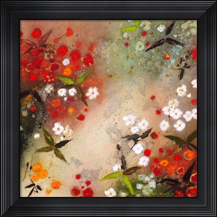 Framed Gardens in the Mist XII Print