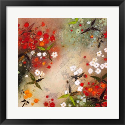 Framed Gardens in the Mist XII Print