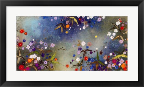 Framed Gardens in the Mist XV Print