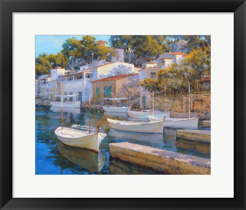 Framed Cala Figuera 24 Print