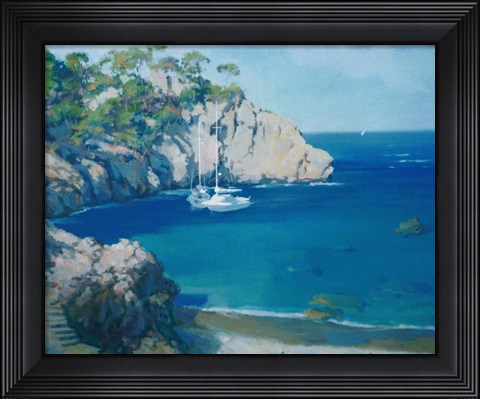 Framed Cala Secreta Print