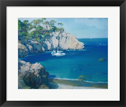 Framed Cala Secreta Print