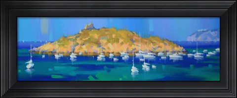 Framed Island Print