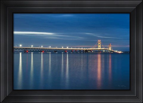 Framed Mackinac Bridge Print