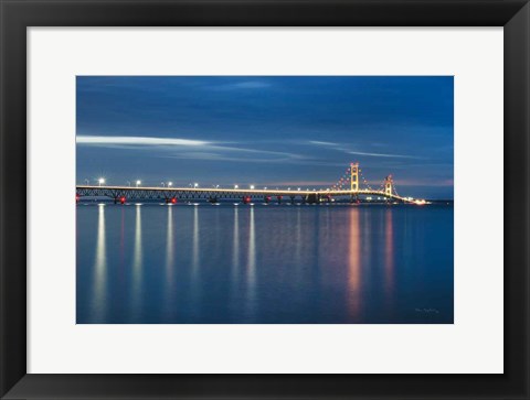 Framed Mackinac Bridge Print