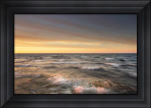 Framed Lake Superior Waves Print