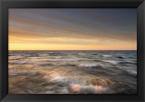 Framed Lake Superior Waves Print