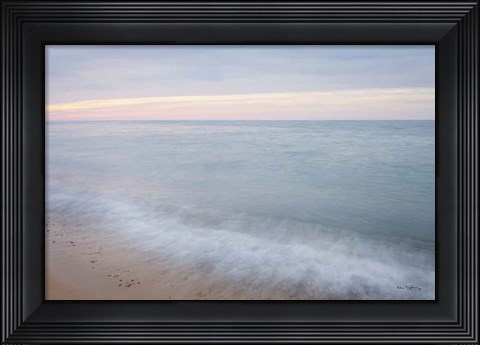 Framed Lake Superior Beach I Print