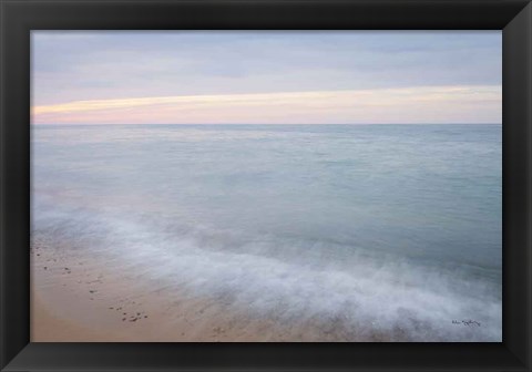 Framed Lake Superior Beach I Print