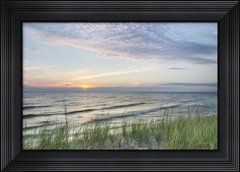 Framed Lake Michigan Sunset III Print