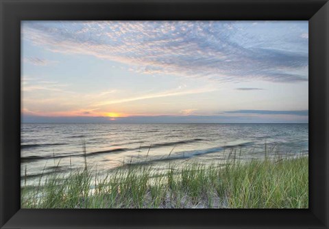 Framed Lake Michigan Sunset III Print