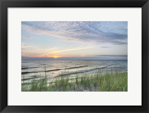 Framed Lake Michigan Sunset III Print