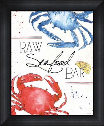 Framed Seafood Shanty II Print