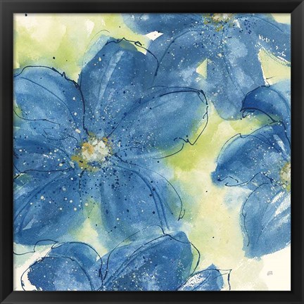 Framed Starlight Clematis II Print