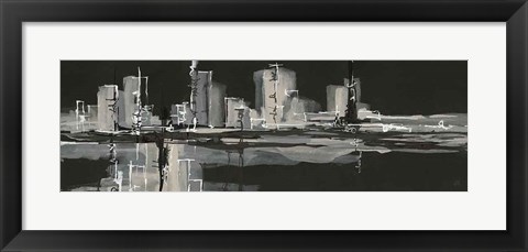 Framed Urban Gray Print