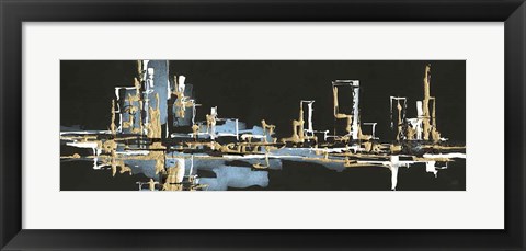 Framed Urban Gold VI Print