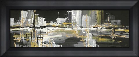 Framed Urban Gold III Print