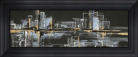 Framed Urban Gold II Print