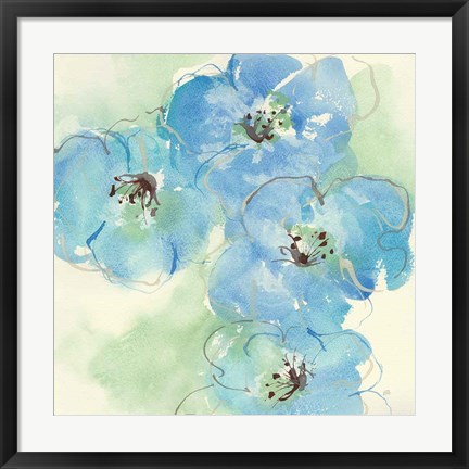 Framed Japanese Quince I Print
