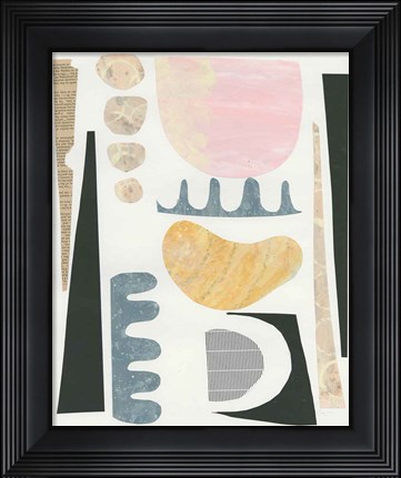 Framed Mixed Shapes VI Print