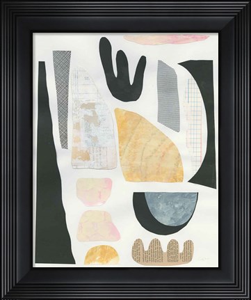 Framed Mixed Shapes V Print