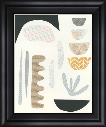 Framed Mixed Shapes IV Print