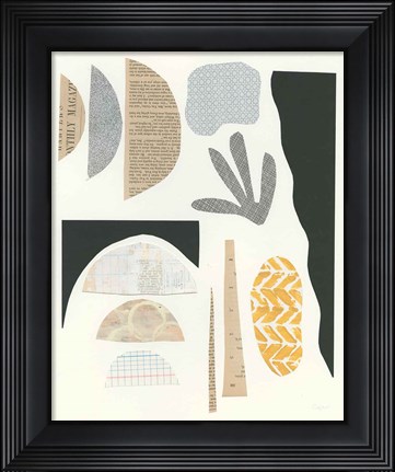 Framed Mixed Shapes III Print