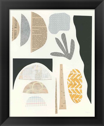 Framed Mixed Shapes III Print