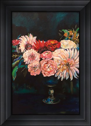 Framed Newport Bouquet Print