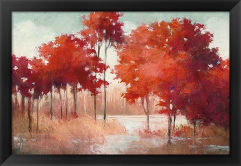 Framed Autumn Lake Print