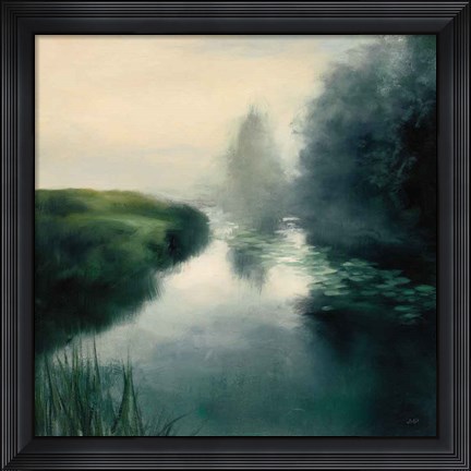 Framed Twilight Fog Neutral Print