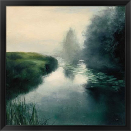 Framed Twilight Fog Neutral Print